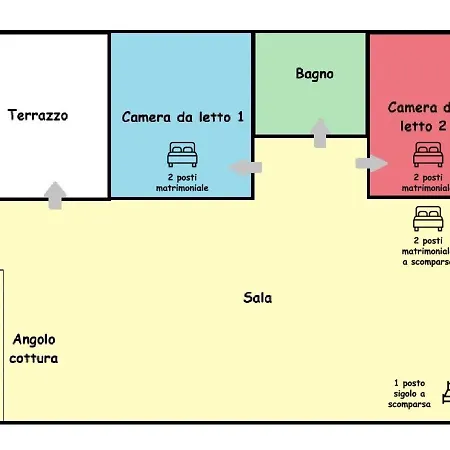 Apartment 3-room - Frejus Palace